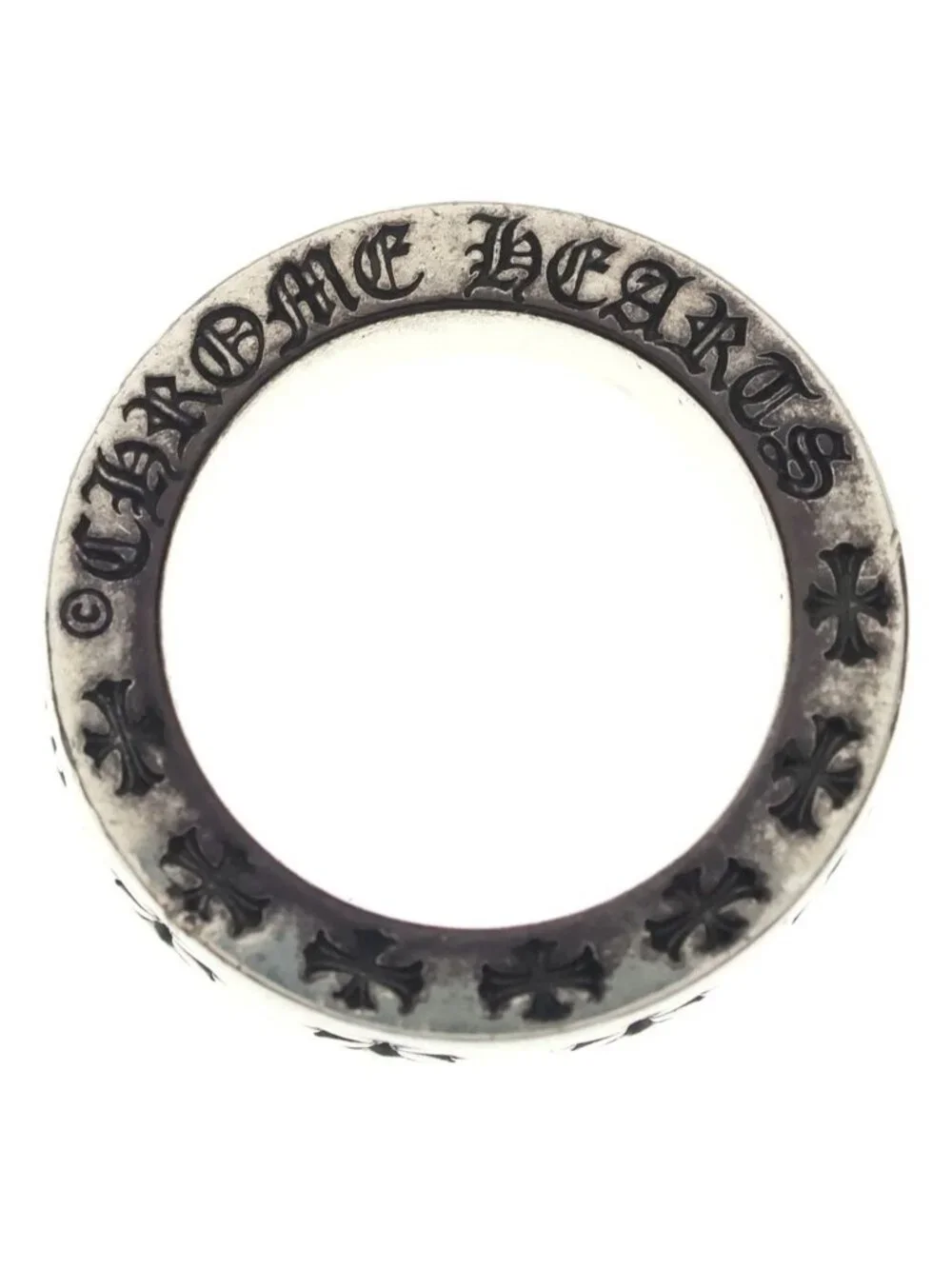 Chrome Hearts Spacer Forever Ring Silver